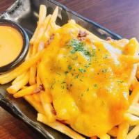 Cheesy Fries · Topped with cheese and ground beef with spicy mayo