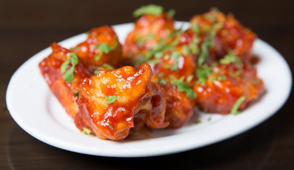 Gobi Manchurian · Is and Indian Chinese fried cauliflower food item popular in India.