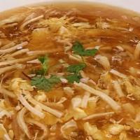 Hot & Sour Soup · Spicy.Vegetarian，酸辣汤