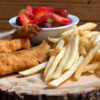 Kids Chicken Fingers With Fries · 
