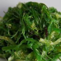 Wakame · Vegetarian. Marinated seaweed salad.