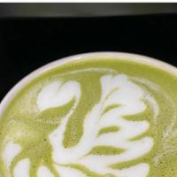 Matcha Latte · Matcha + steamed milk.