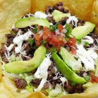 Burrito Bowl · Choice of meat, beans, rice, cheese, lettuce, avocado, sour cream and pico de Gallo.