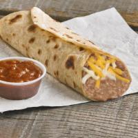 Bean & Cheese Taco · Refried beans and melted shredded cheese.
