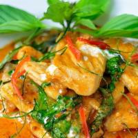 Panang Curry · adapt from Malaysian style pe-nang (city in Malaysia) a curry include creamy flavor, bell pe...