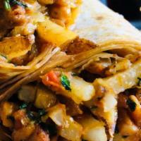 California Burrito · Asada, pico de gallo, potatoes, and cheese.
