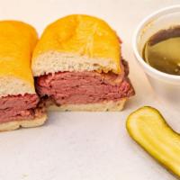 French Dip · USDA Prime Roast Beef on a french roll, dipped in our housemade au jus.