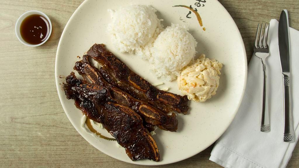 Bbq Short Ribs · Our special sauce marinated on juicy beef short ribs grilled to perfection.