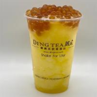 Mango Slush · Includes one topping.