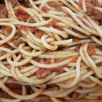 Spaghetti Dinner · Soup or salad. Garlic bread.