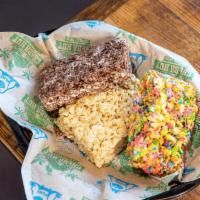 Krispy Bar · Just like momma made ‘em, but with a variety of delicious cereals! You may put your desired ...
