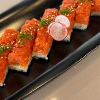 Spicy Tuna Crispy Rice · spicy mayo, tuna, and rice