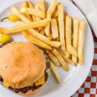 Kids Hamburger Combo · Popular item. Served with small French fries and small drink.

burger: 1000 dressing, lettuc...