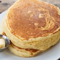 Pancake Breakfast · Three Buttermilk Pancakes with Sweet Butter & Pure Maple Syrup