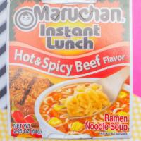 Maruchan Instant Lunch Hot & Spicy Beef Flavor Ramen Noodle Soup · Maruchan Instant Lunch Hot & Spicy Beef Flavor Ramen Noodle Soup