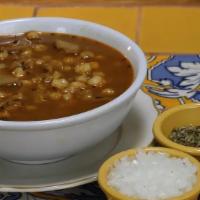 Menudo · (WEEKENDS ONLY) Award winning hominy & tripe soup. Includes choice of tortillas