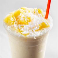 Piña Colada Smoothie · Contains milk. Pineapple and coconut.