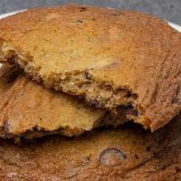 Chocolate Chip Cookie · large house-made chocolate chip cookie with crispy edges and a chewy center