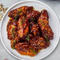 Spiced Up Teriyaki Wings · Fresh chicken wings breaded, fried until golden brown, and tossed in spicy teriyaki Sauce. S...