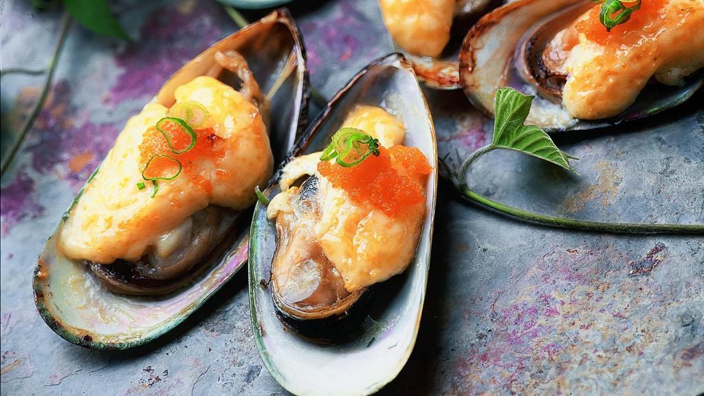 Baked Green Mussels · 5 Pieces