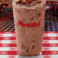 Chocolate Cake Shake · Have you heard of our famous “cake shake?” Yes, we actually put a slice of chocolate cake in...