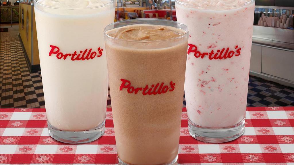 Shakes And Malts · Our hand-made shakes come in three flavors: chocolate, vanilla, and strawberry (made with fresh-sliced strawberries!). Make any shake a malt for an additional charge.