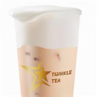 Cheese Jasmine Green Milk Tea · Freshly Brewed Jasmine Green Milk Tea Topped with Our Well-Loved Cheese Foam