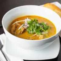 Chicken Curry · Chicken, taro, sweet potato and house seasonings served with your choice of jasmine rice or ...