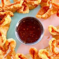 Cream Cheese Wontons · crispy deep-fried wontons stuffed with cream cheese, served with a sweet & sour sauce