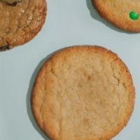 Cookies For 2 · Pick 4 of our delicious cookies and add your choice of ice cold Almond or 2% Milk