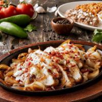 Monterey Ranch Chicken · 1310 cal. A modern twist on classic fajitas. Mesquite-grilled chicken topped with crumbled b...