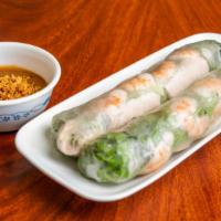 Spring Roll - ( 2 Rolls ) · Vietnamese pork ham, shrimp, lettuce and vermicelli noodles roll in fresh rice paper served ...
