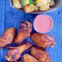 Wings 10 Pc Combo Buffalo · 10 can choose up to two flavors ,1 side ,  and 1 sauce.