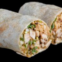 Burrito · Vegetarian, chicken, carne asada, al pastor, add shrimp for an additional price. Choice of m...