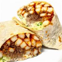 California Burrito · Meat, french fries, pico de gallo, cheese, sour cream and guacamole