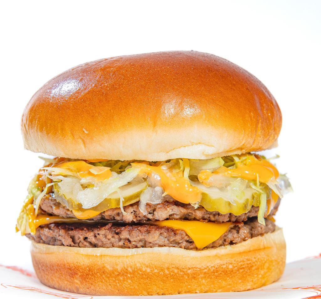 Double Burger · 2X Impossible patty, 2X FYH American cheese, 