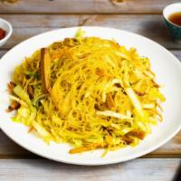 Singapore Vermicelli-No Vegan Ham · **Gluten free. Singapore style rice  vermicelli - Curry flavor