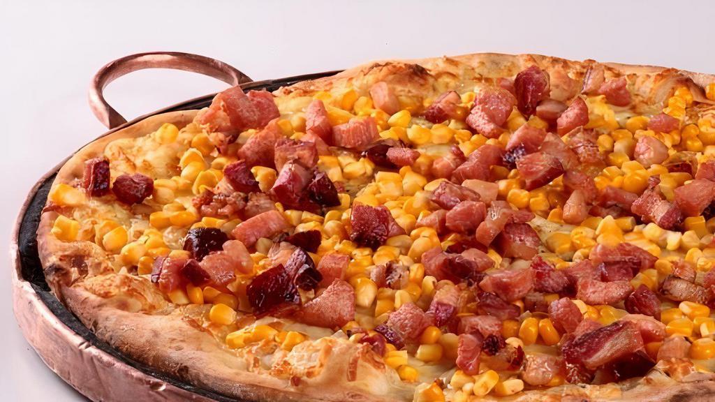 Corn Bacon Pizza- Medium 12