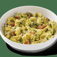 3-Cheese Tortelloni Pesto · Tortelloni filled with a blend of ricotta, mozzarella, parmesan, onions and garlic in basil ...