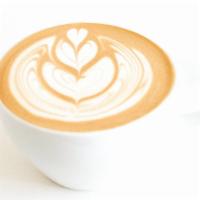 Latte · add vanilla, lavender, white chocolate, chocolate, or Spanish flavor. served hot or iced, wi...