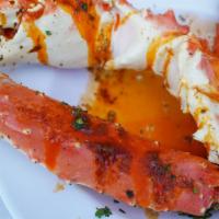 King Crab Legs (1 Lb) · Comes in 1-2 legs depending on weight and size of legs available thick king crab legs. King ...