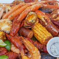 Combo 2 · Combo comes in 1 bag. Includes 1 pound of snow crab legs and 3 pounds of seafood of your cho...
