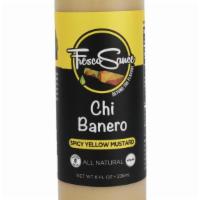 Chi Banero Spicy Mustard · Combination of chipotle & habanero and yellow mustard 8 fl oz.