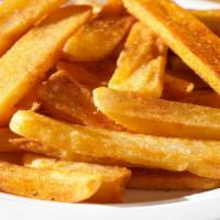Fries · Potato strips dipped in canola oil.