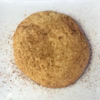 Snickerdoodle  · Large Soft sugar cookie covered in cinnamon.