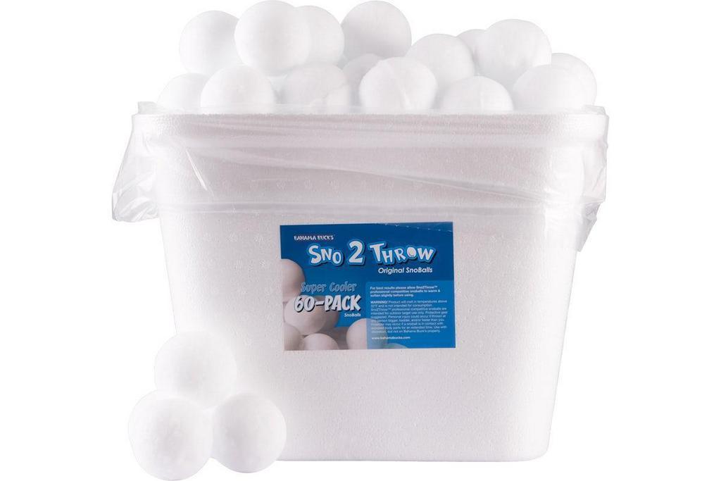 Sno2Throw™ · Bahama Buck’s Sno2Throw™ SnoBalls (Yes! Real snowballs!) are perfect for parties, special events, or just for some cool, clean fun with the family! (60 real SnoBalls)