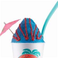 Sour Patch Kids® Blue Raspberry  · Blue Raspberry flavor layered and topped with Sour Patch® Sauce and Sour Sand™