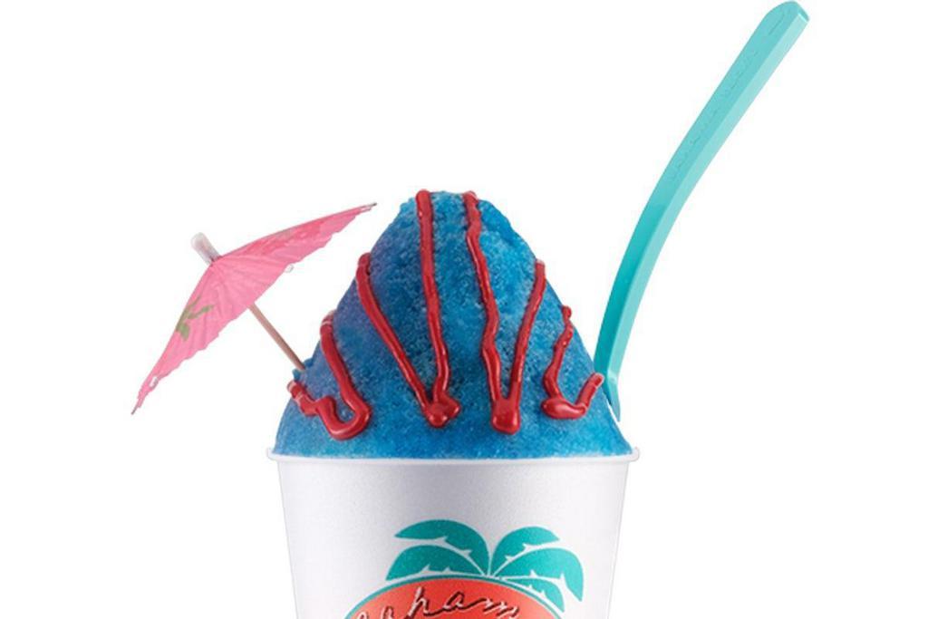 Sour Patch Kids® Blue Raspberry  · Blue Raspberry flavor layered and topped with Sour Patch® Sauce and Sour Sand™