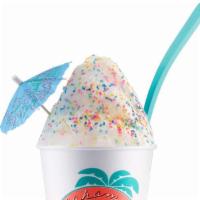 Birthday Party · Classic Birthday Cake flavor, layered and topped with Tropic Creme and Party Sprinkles