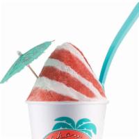 Strawberries & Creme · Classic Strawberry flavor layered and topped with Tropic Creme